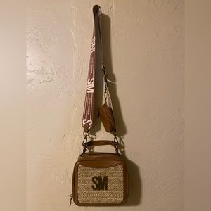 Steve Madden Rattan Crossbody